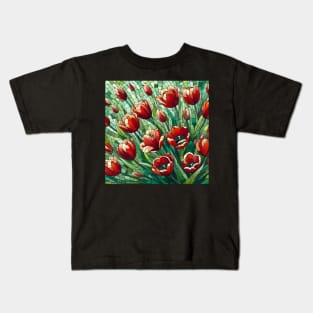 Tulip Flower Kids T-Shirt